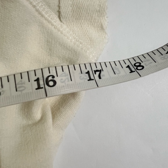 Lux‎ Off White Hoodie Dress or Swim Cover Up Casual Summer Vacation Pool Beach - Picture 9 of 9